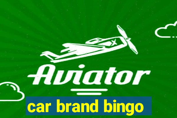 car brand bingo